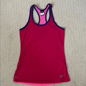 Nike Women's Pink Dri-FIT Tank Top